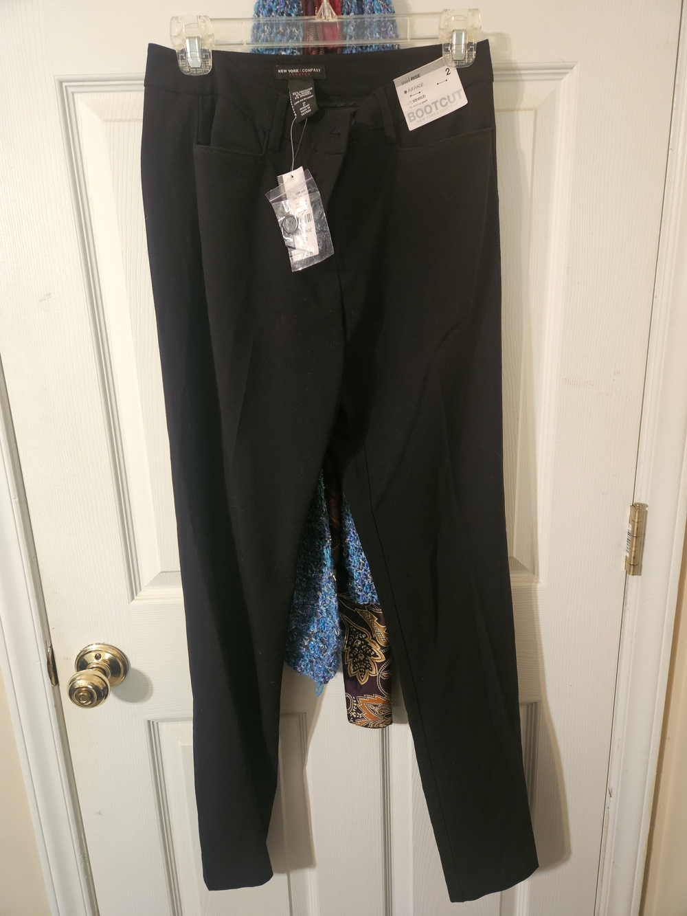New York & Company Black Women's Bootcut Pants